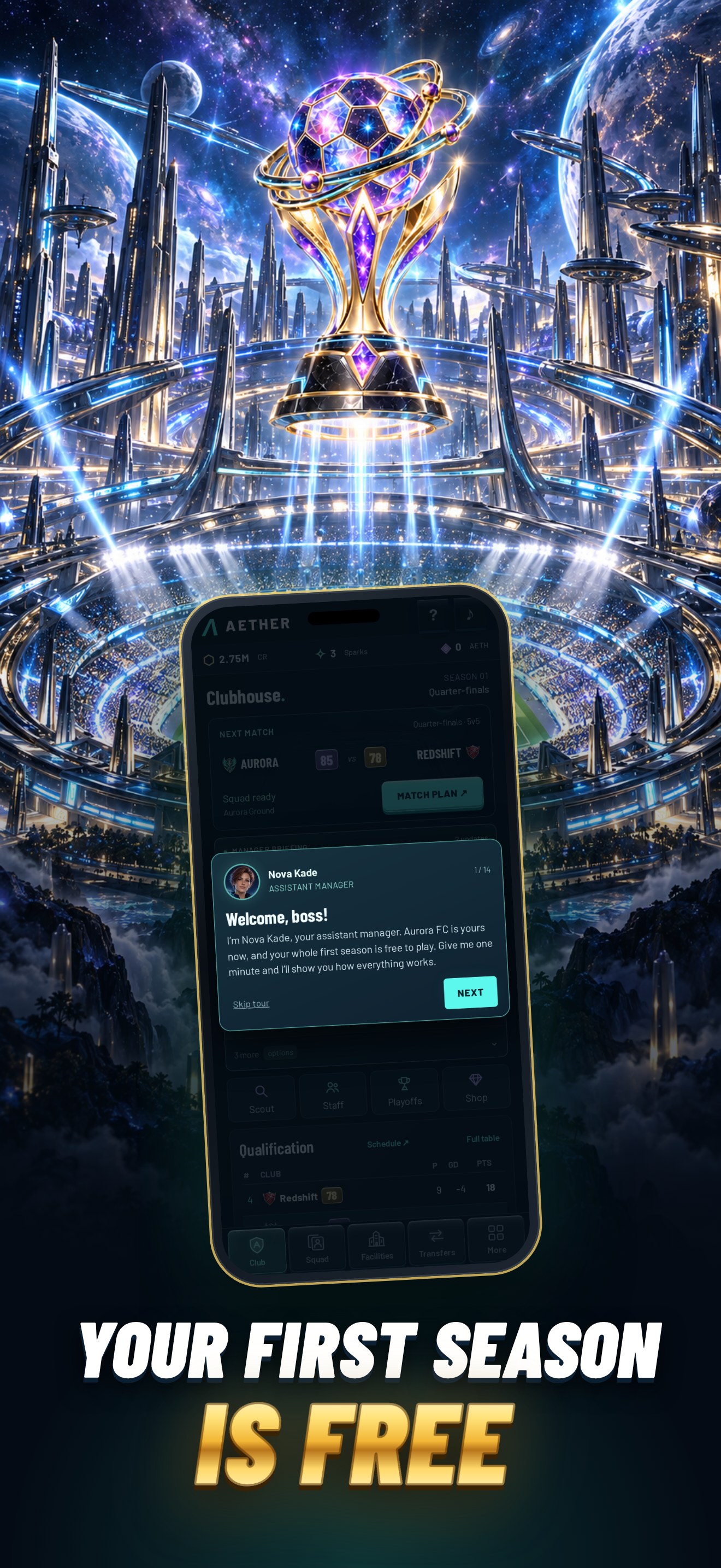 AETHER: Football Manager screenshot 10