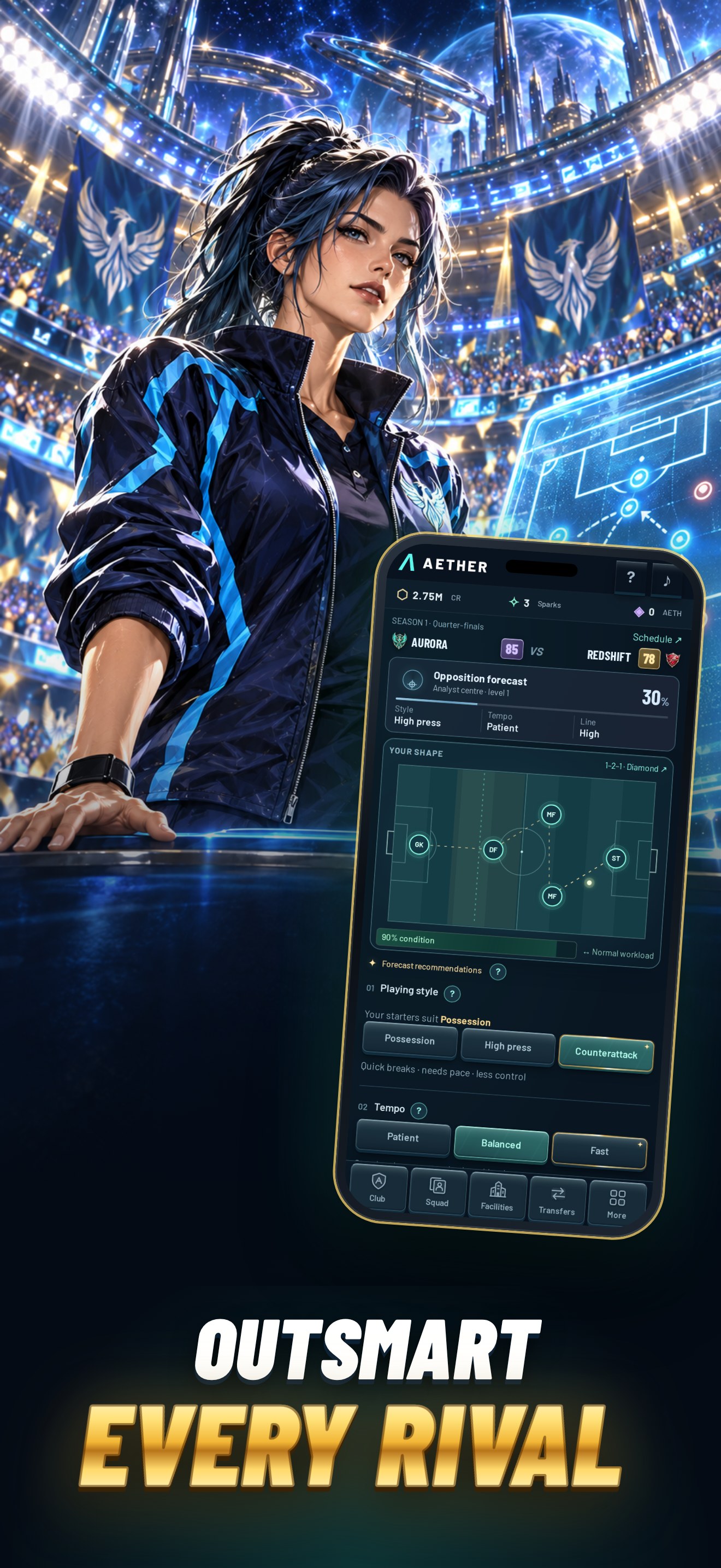 AETHER: Football Manager screenshot 3